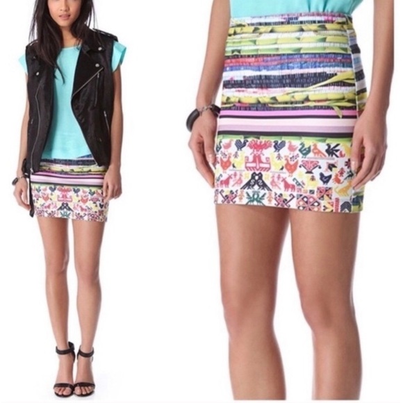 Clover Canyon multicolored skirt - Picture 1 of 5